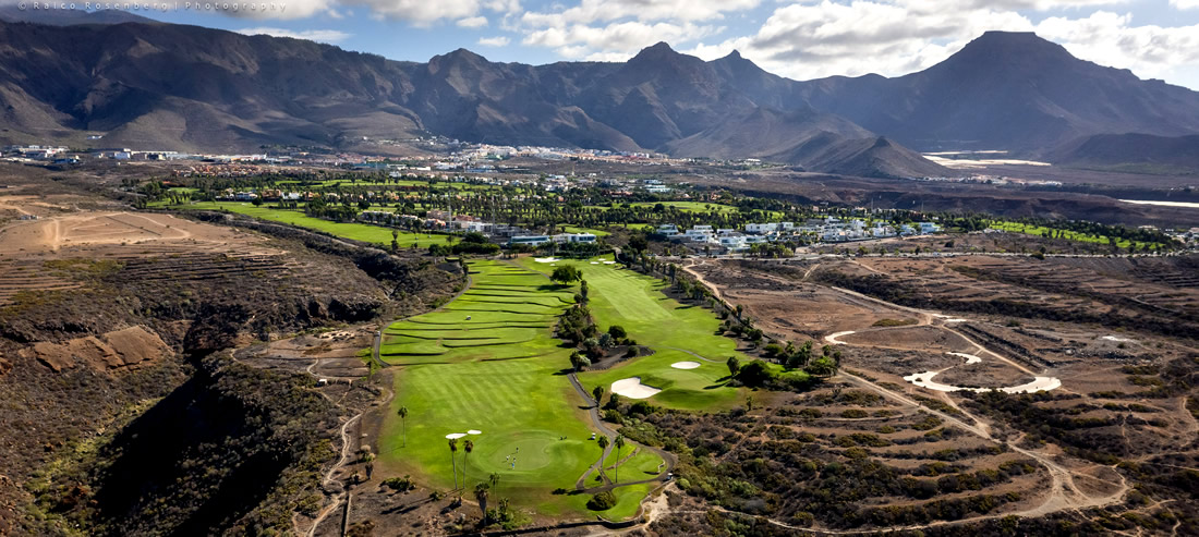 vista panorámica del golf costa adeje